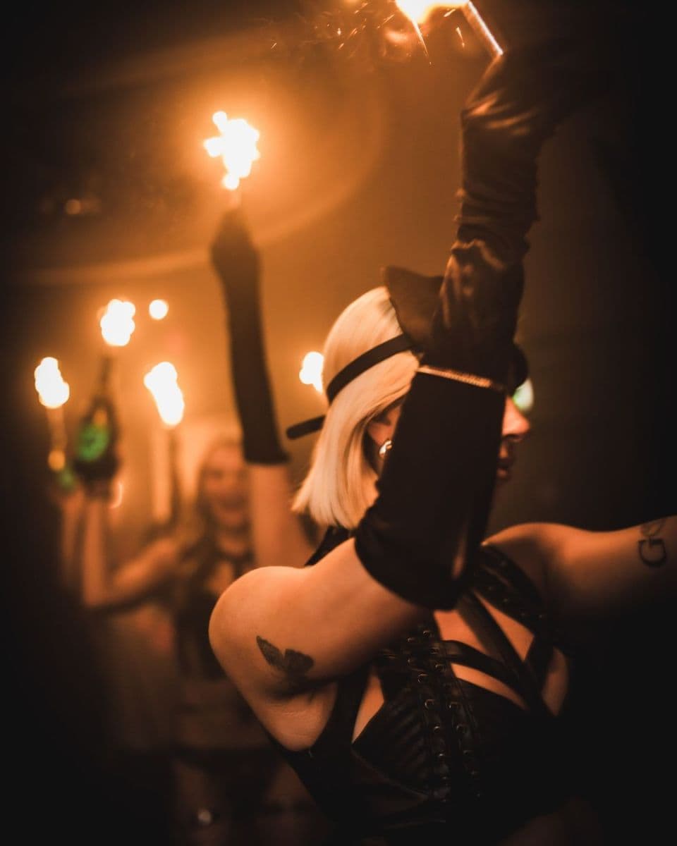 Elegant 30th birthday celebration at a premium London nightclub with VIP table service