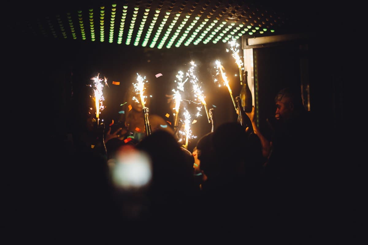 Stylish bar near Tape London ideal for pre-drinks before a night at Mayfair's top club