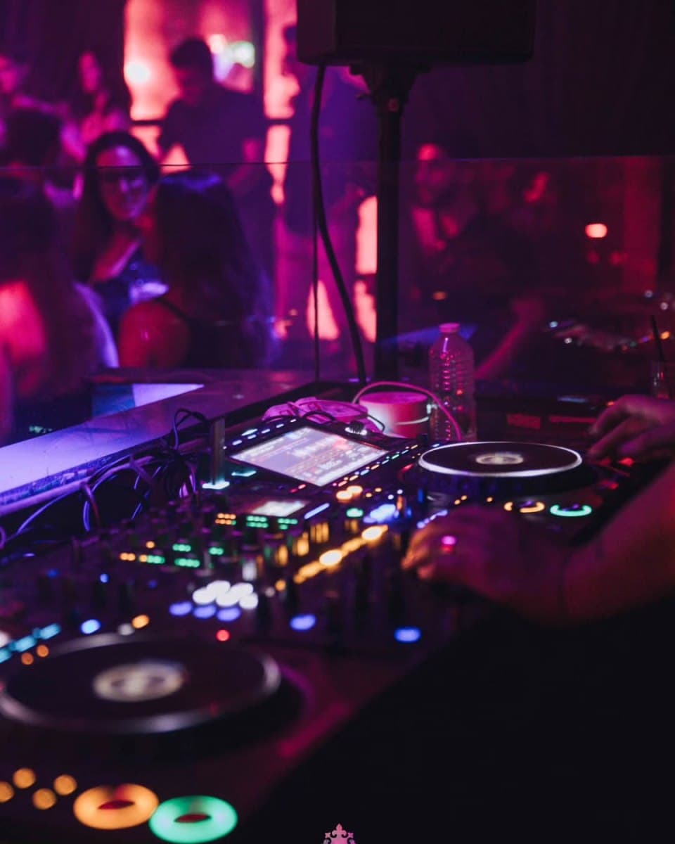 Students enjoying a night out at a London nightclub