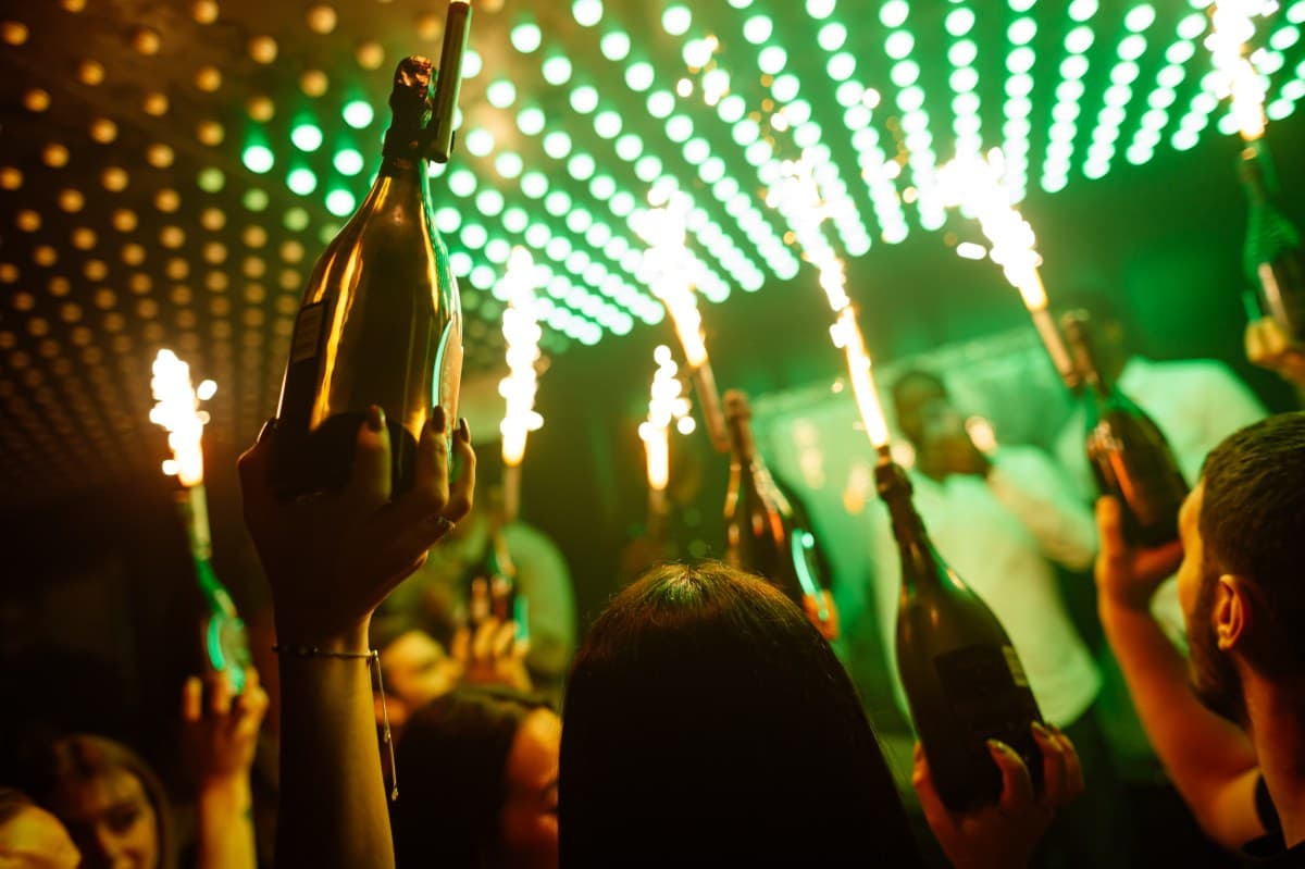 Different styles of London nightclubs showing varied atmospheres and interiors