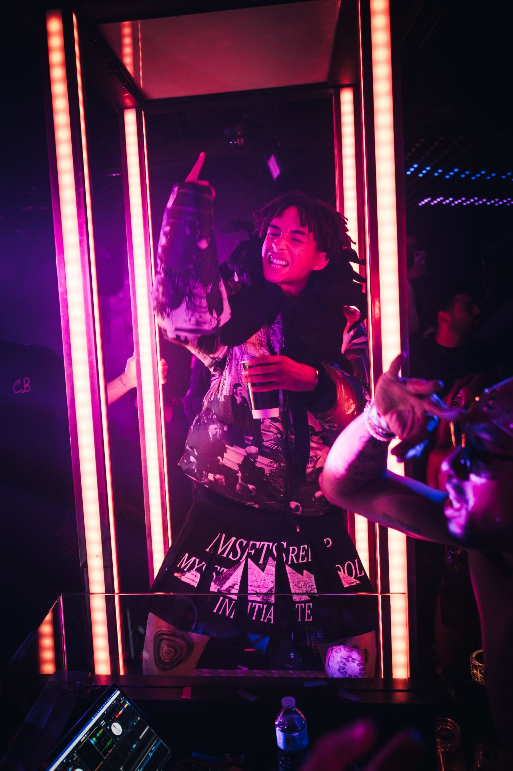 Jaden Smith at Tape London, the Mayfair celebrity hotspot.