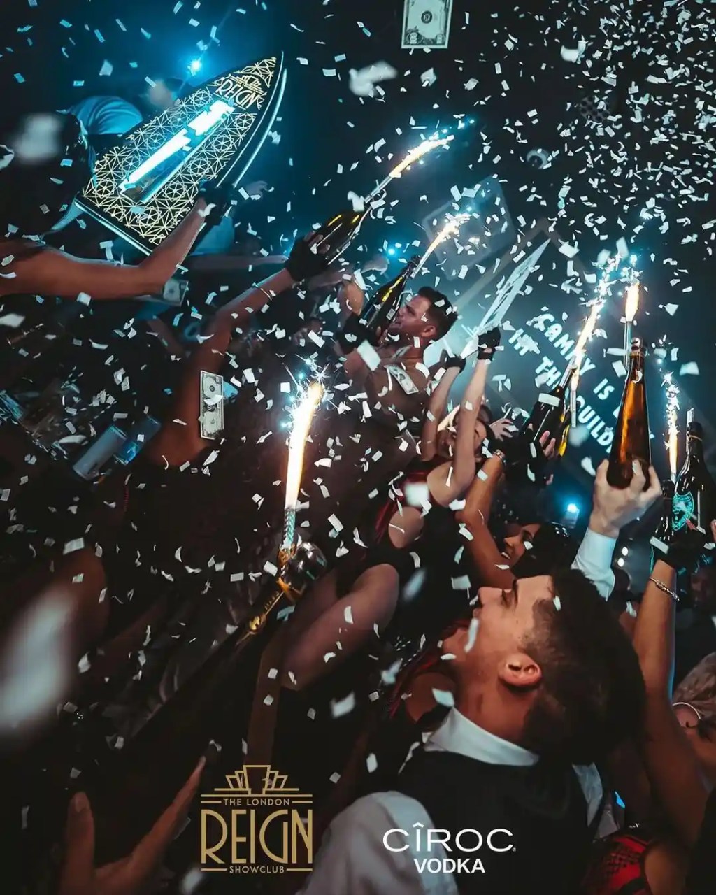 Reign Showclub table service