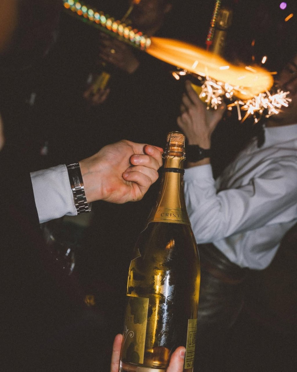 Luna Nightclub by Inca champagne show.