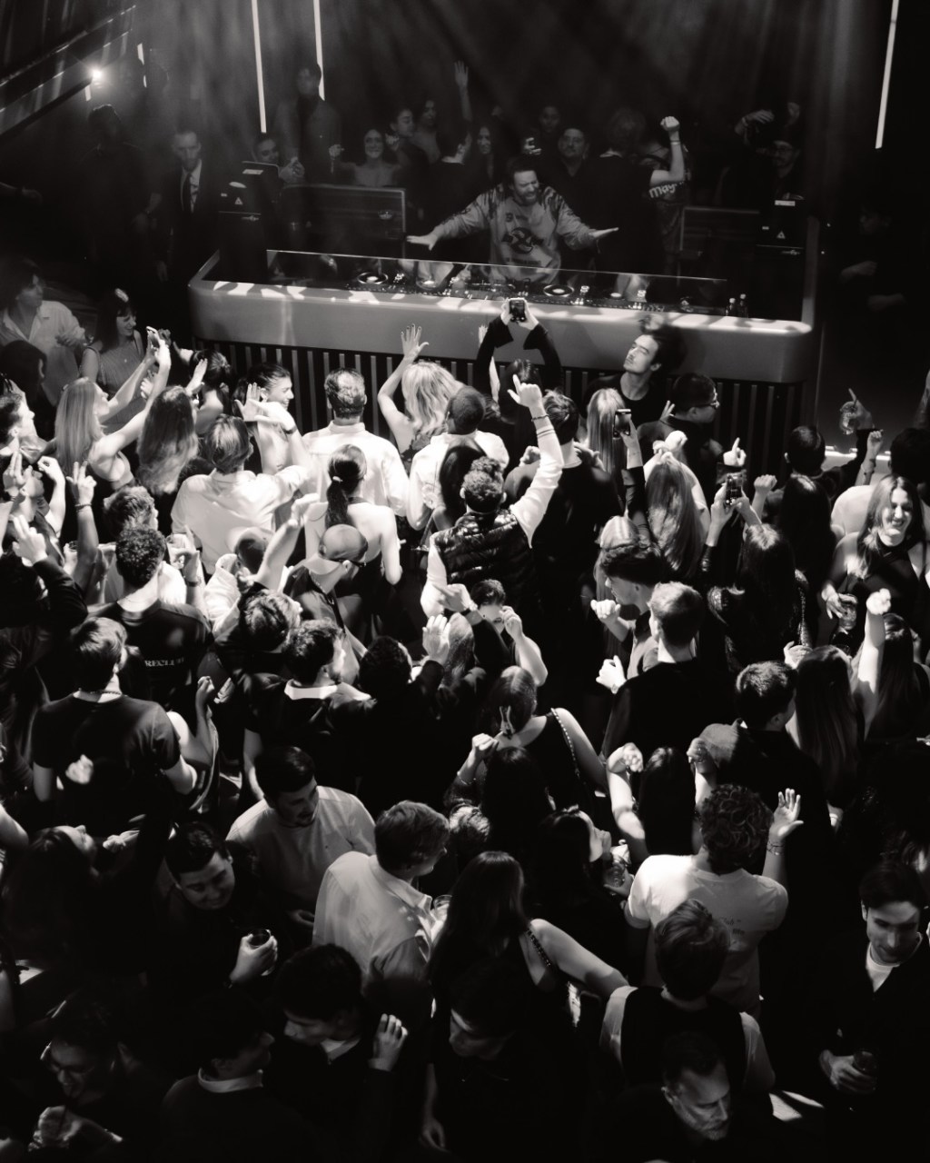 Dancefloor packed at Seventy Seven London nightclub.